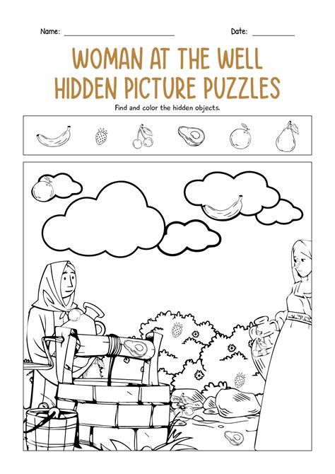 16 Bible Hidden Pictures Worksheets