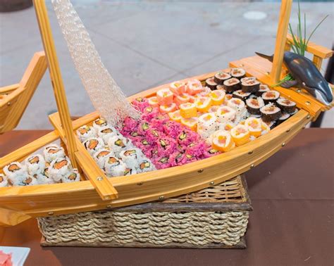 A Sushi Boat Is What Dreams Are Made Of😍⛵🍣modernartcatering Adult