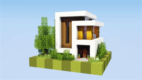 I am really good at building but i can never think of what to buil. Super small modern house : Minecraft