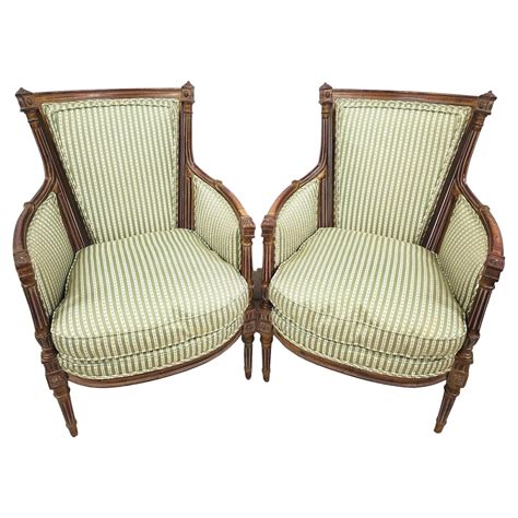 Louis Xvi Style Bergere Chair At 1stdibs