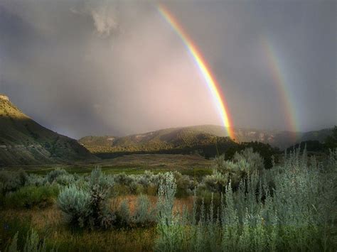 Double Rainbow Free Stock Photo Public Domain Pictures
