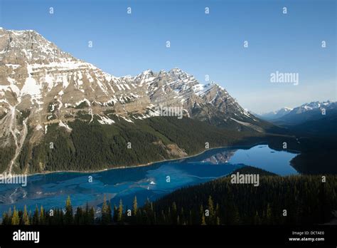 Peyto Lake Banff National Park Alberta Canada Stock Photo Alamy