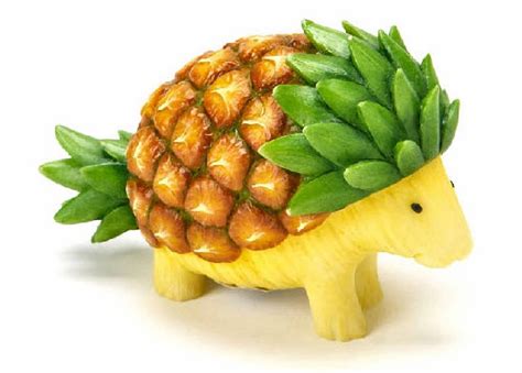 Carved Fruity Animals