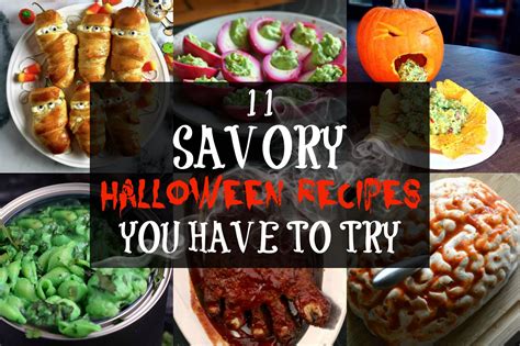 11 Savory Halloween Recipes You Have To Try Dont Go Bacon My Heart
