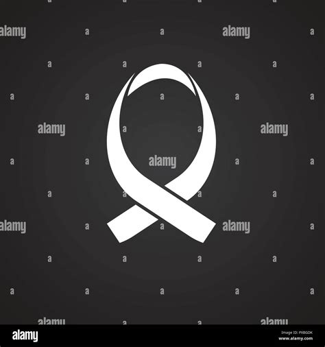 Aids Awareness Symbol On Black Background Stock Vector Image And Art Alamy