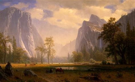 Looking Up The Yosemite Valley 1865 Albert Bierstadt