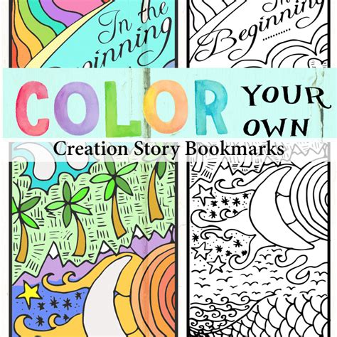 New free coloring pagesbrowse, print & color our latest. Creation Bible Bookmarks - The Crafty Classroom