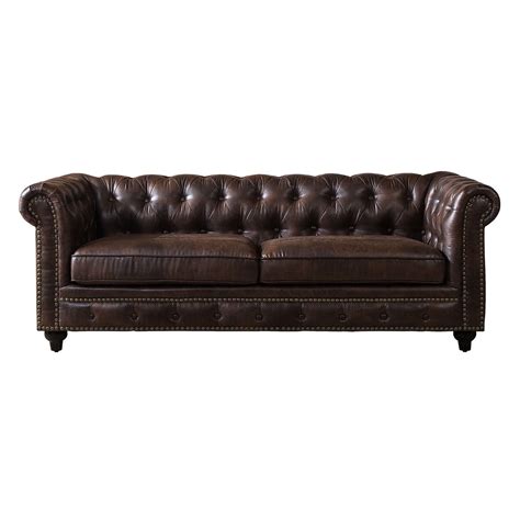4.2 out of 5 stars 80. Chesterfield Brown Sofa | At Home