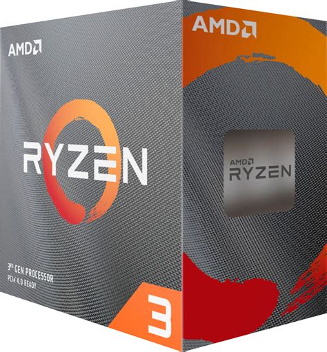 Best Buy Amd Ryzen 3 3100 3rd Gen 4 Core 8 Threads Unlocked Desktop