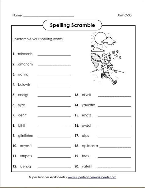 Printable Third Grade Grade 3 English Worksheets 3rd Grade Language