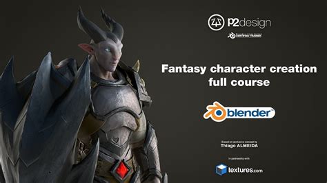 Artstation Dragon Knight Blender 3d Character Creation