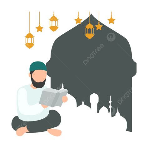 Muslim Praying Clipart Hd Png Muslim Man Praying On Ramadan