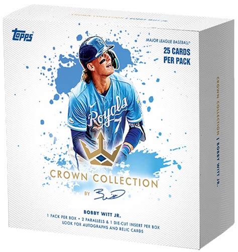 2022 Topps X Bobby Witt Jr Crown Collection Checklist Details
