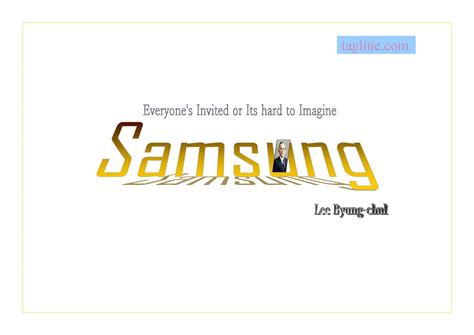 Tagline Tagline Of Samsung