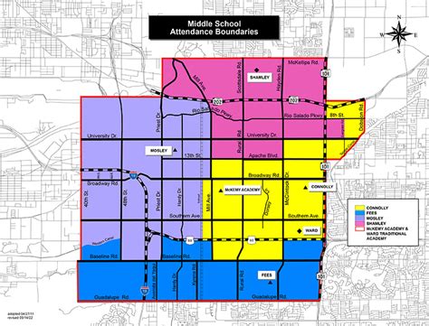 School Attendance Boundaries Tempe Elementary School District No3