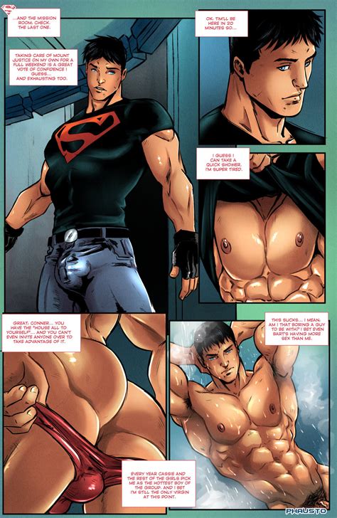 ENG Phausto DC Comics Superbabe Superbabe Kon El Conner Kent X Robin Tim Drake X Batman
