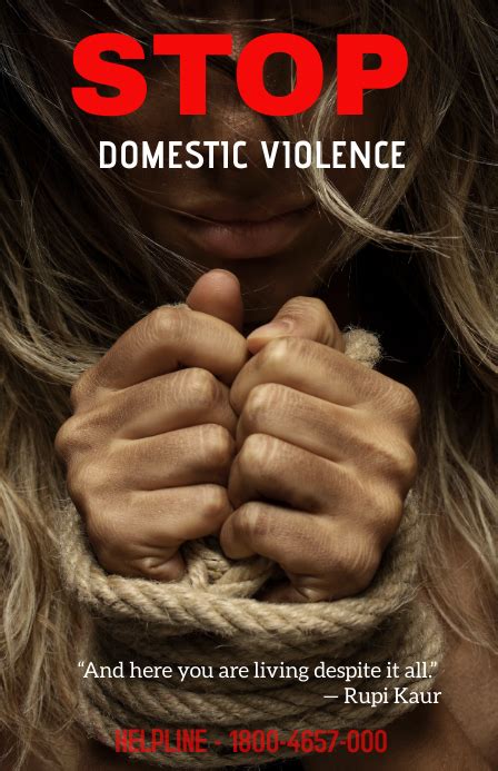 Copy Of Stop Domestic Violence Postermywall