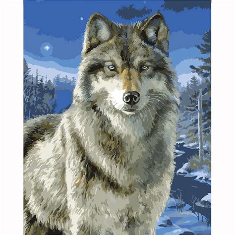 DIY animal Painting By Numbers Drawing Painting By Numbers Kits Paint