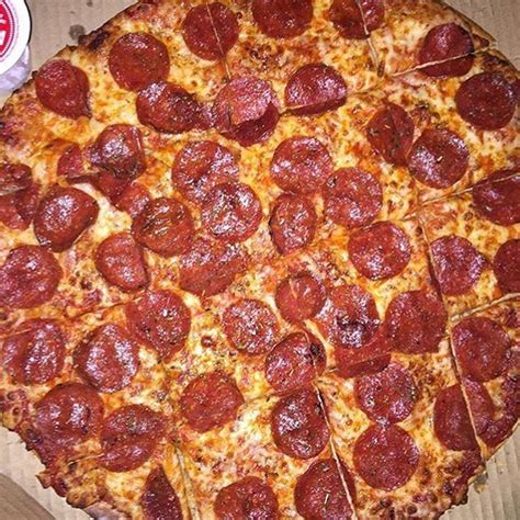 Thin Crust Pepperoni Pizza 🍕🍕dominos ️😍 What Are You Having For Lunch