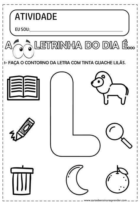 Alfabeto Pontilhado Para Colorir Letra L Atividades Letra E Images And