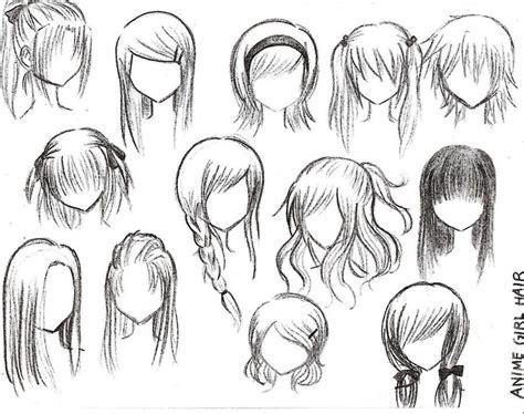 The first character's hair is drawn entirely in real time, with continuous spoken explanation. Good to draw from | Anime character drawing, Manga hair ...