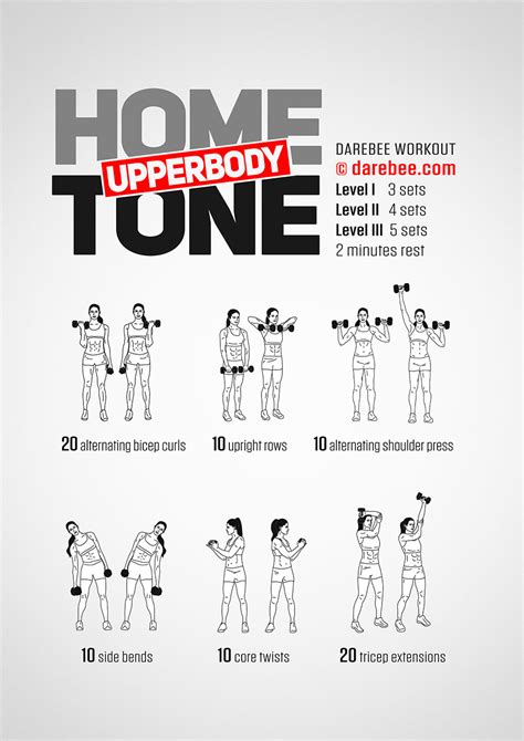 Home Upperbody Tone Workout
