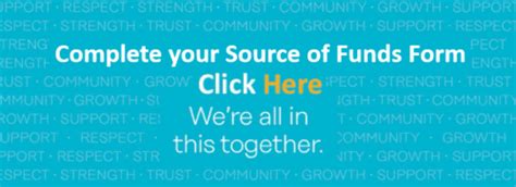 Source Of Funds Form Credit Union Plus