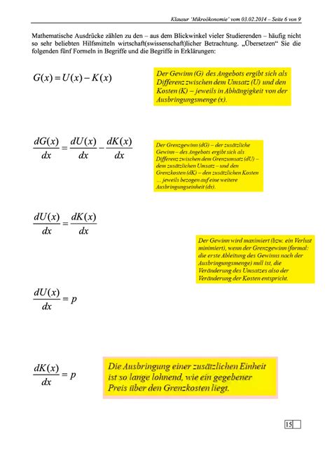 21 01 21 Übung Mikroökonomie 氀가usur Mikroökonomie vom 03 02 Seite