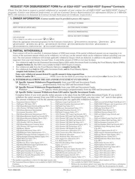 Equi Vest Disbursement Form Fill And Sign Printable Template Online