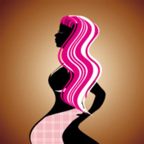 Hair silhouettes woman hairstyle illustrations & vectors. Woman Silhouette Hair And Pony | FreeVectors
