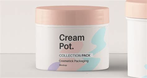 Download Psd Cream Pot Cosmetic Mockup Pack | Psd Mock Up Templates | Pixeden
