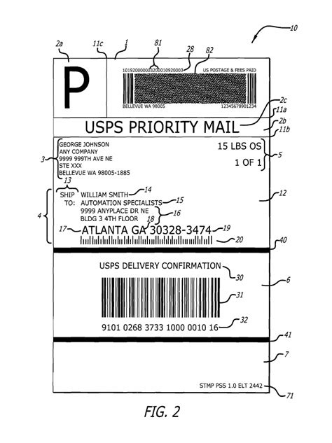 Printable Usps Shipping Label Template