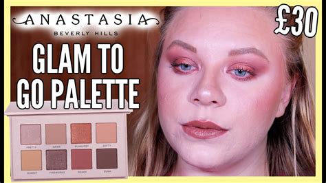 anastasia beverly hills glam to go palette swatches tutorial and review makeupwithalixkate