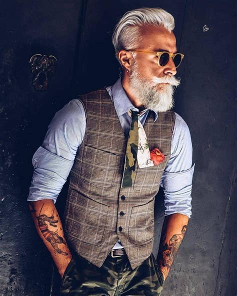 Old Man Fashion Latest Mens Fashion Beard Fashion Mens Vest Coat
