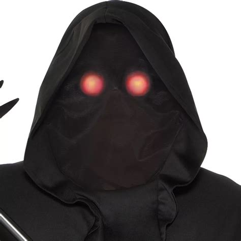 Mens Light Up Glaring Grim Reaper Costume Plus Size Party City