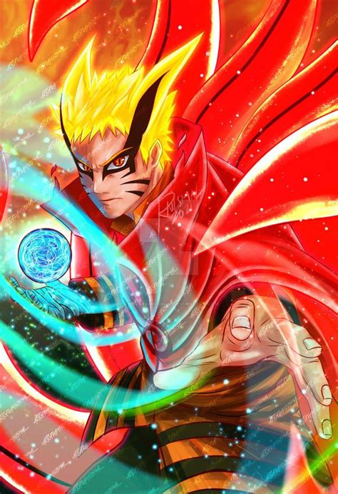 Naruto Baryon Mode By Artoframnismal On Deviantart In 2022 Naruto And