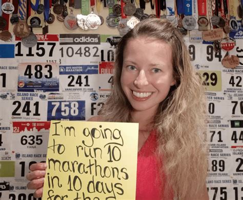 Victoria Woman To Run 10 Marathons In 10 Days For Local Hospitals Canadian Running Magazine