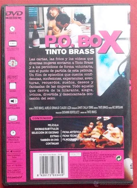 Pobox Tinto Brass Comprar Películas En Dvd En Todocoleccion