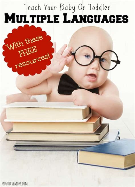 Teach Your Baby Multiple Languages Free Resources