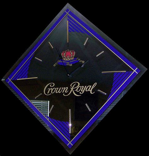 Being solid and sturdy, they do not bend easily over time. Crown Royal Canadian Whiskey Diamond Shaped Bar Mirror Clock