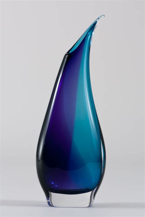 Jan Benda Glass Sculpture Blown Glass Art Hand Blown Glass Art