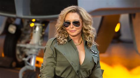 Carol Vorderman Sends Fans Wild In Plunging Aviator Jumpsuit Woman And Home