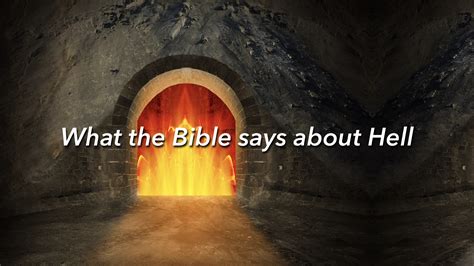 What The Bible Says About Hell Mauriceville Church