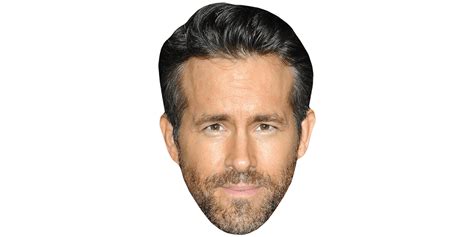 Celebrity Big Head Ryan Reynolds Brown Hair Celebrity Cutouts