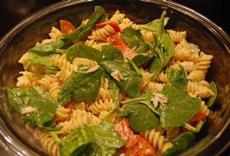 Christmas pasta, christmas pasta sauce, whole grain pasta with pancetta, olives, kale and cherry tomatoes, etc. Not So Secret Family Recipes: Christmas Pasta Salad