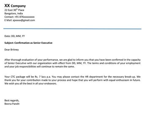 If someone is sending a confirmation that they have received the email with nothing further, it is not necessary to send a reply. Business Confirmation Letter Example | Letters - Free ...