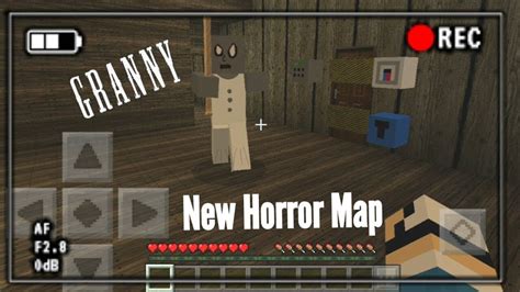 granny horror map in minecraft pocket edition youtube
