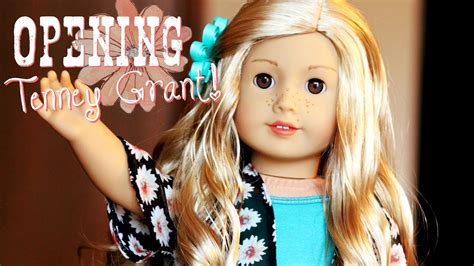 opening american girl doll tenney grant youtube