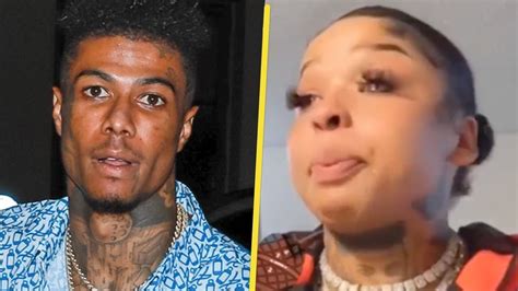 Blueface Breaks Chrisean Rock Makes Her Cry On Video Drag Her Im