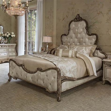 Aico Platine De Royale Bedroom Set In Antique Platinum